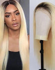 qvr wigs with stunning 1b/613 ombre color for bold black women