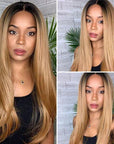 sleek 13x4 lace frontal human hair wigs in ombre shades for chic looks.