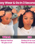 qvr wear and go wigs easy wear and go in 3 seconds