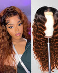 ombre colored qvr glueless wigs for stylish everyday looks