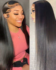 glueless pre-cut 4x4 lace closure wear and go wig