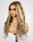 bouncy body wave glueless wear and go wig for daily wear
