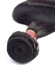 machine weft body wave natural black human hair bundles