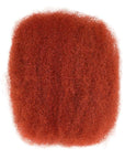 red color afro kinky bulk human hair for braiding