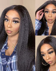 qvr glueless wigs with curly edge for a flawless, natural look