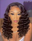 full-density bob wigs with deep waves, natural-looking short bob wigs for dark skin tones