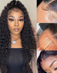 qvr hd lace wigs curly glueless human hair wig for black women