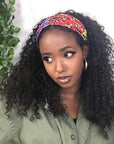 rock the ultimate kinky curly style with qvr headband wigs, made for black women
