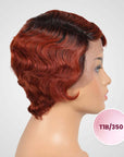 cute short pixie cut wigs with ocean wave style, perfect for black women