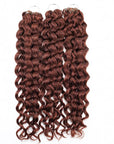 vomuminous wavy crochet braids in brown color