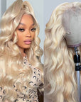 human hair wigs 613 blonde body wave 13x4 lace front for bold beauty