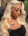 qvr wigs 100% human hair 13x4 lace front body wave wig