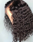 bouncy and defined water wave bob wigs, natural look bob wigs for Black women