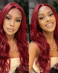 qvr wigs 99j burgundy body wave style