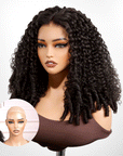 QVR Burmese Curly 5X5 Lace Closure Wig Ready To Go Design Virgin Human Hair Wigs
