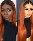 qvr human hair lace frontal wigs with dark roots
