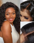 qvr wigs 4c curly edges water wave 13x4 hd lace front wig