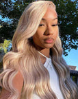 13x4 lace front qvr wigs, full of volume and texture for black women.