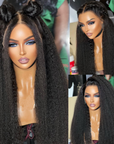 full lace wigs kinky straight for effortless black hair