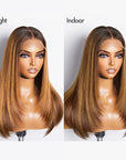 bold yet classy color blend qvr glueless wigs for melanin-rich skin tones