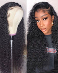 hd lace wigs human hair 13x4 curly lace front wig with baby hair