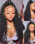 hd lace wigs human hair pre-plucked curly wig for everyday wear