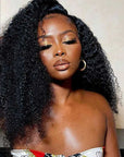 hd lace wigs human hair kinky curly 13x6 full lace wig for black women