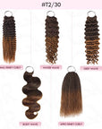 t2/30 ombre crochet braiding hair hair texture chart