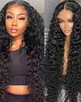 QVR glueless water wave wear and go wig for beginners