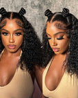 glueless pre-cut 4x6 HD lace closure wear and go wig