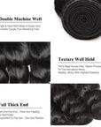 advantages of qvr brazilian loose weave human hair bundles
