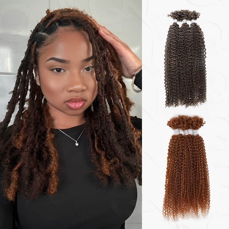 QVR Black Afro Kinky Bulk Passion Twist Briaidng Hair – QVR Hair