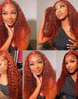 bold ginger orange curly human hair wigs for a natural look