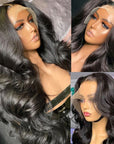 luxury glueless virgin hair wigs with body wave