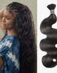 soft body wave bulk human hair for black women