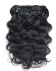 qvr clip in human hair extensions