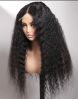 qvr glueless wigs for bohemian curls, pre-plucked for natural edges