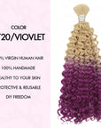 soft boho style human hair crochet hair extensions
