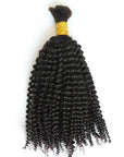 1 pack natural black bulk braiding hair human hair