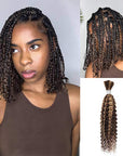 short lenght afro kinky bulk braiding hair