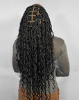 black color bulk human hair for boho braiding