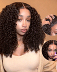 QVR Burmese Curly 5X5 Lace Closure Wig Ready To Go Design Virgin Human Hair Wigs