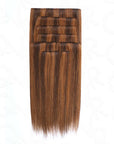 qvr clip in extensions highlight p4/30 for natural glam look