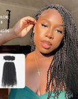 22" natural black passion twist braiding hair