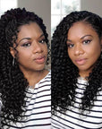 mid-length beauty curly crochet hair extensions