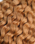 water wavy curls honely blonde colored crochet braids for hair length addition