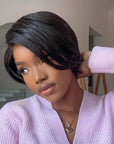 natural black pixie cut short wigs for confident black women