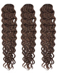 wavy water wave brown curly crochet hair