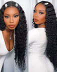 qvr glueless wigs deep wave for natural curly texture