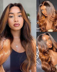 glueless wigs body wave 1b/30 ombre for black women